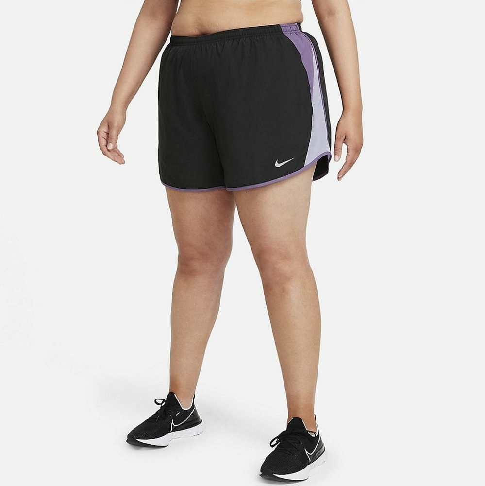 Nike running Workout Athletic Outdoor shorts Black And Lavender